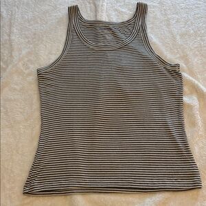 American Eagle Outfitters Monochrome Striped Tank Top